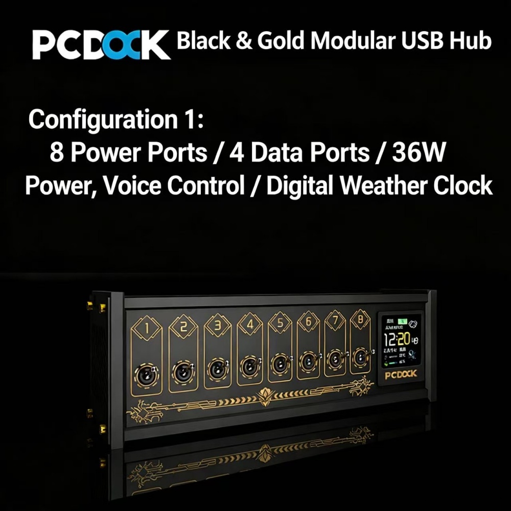 PCDOCK Blok Stopkontak USB Des - Desk Setup Tech ulasan dan harga