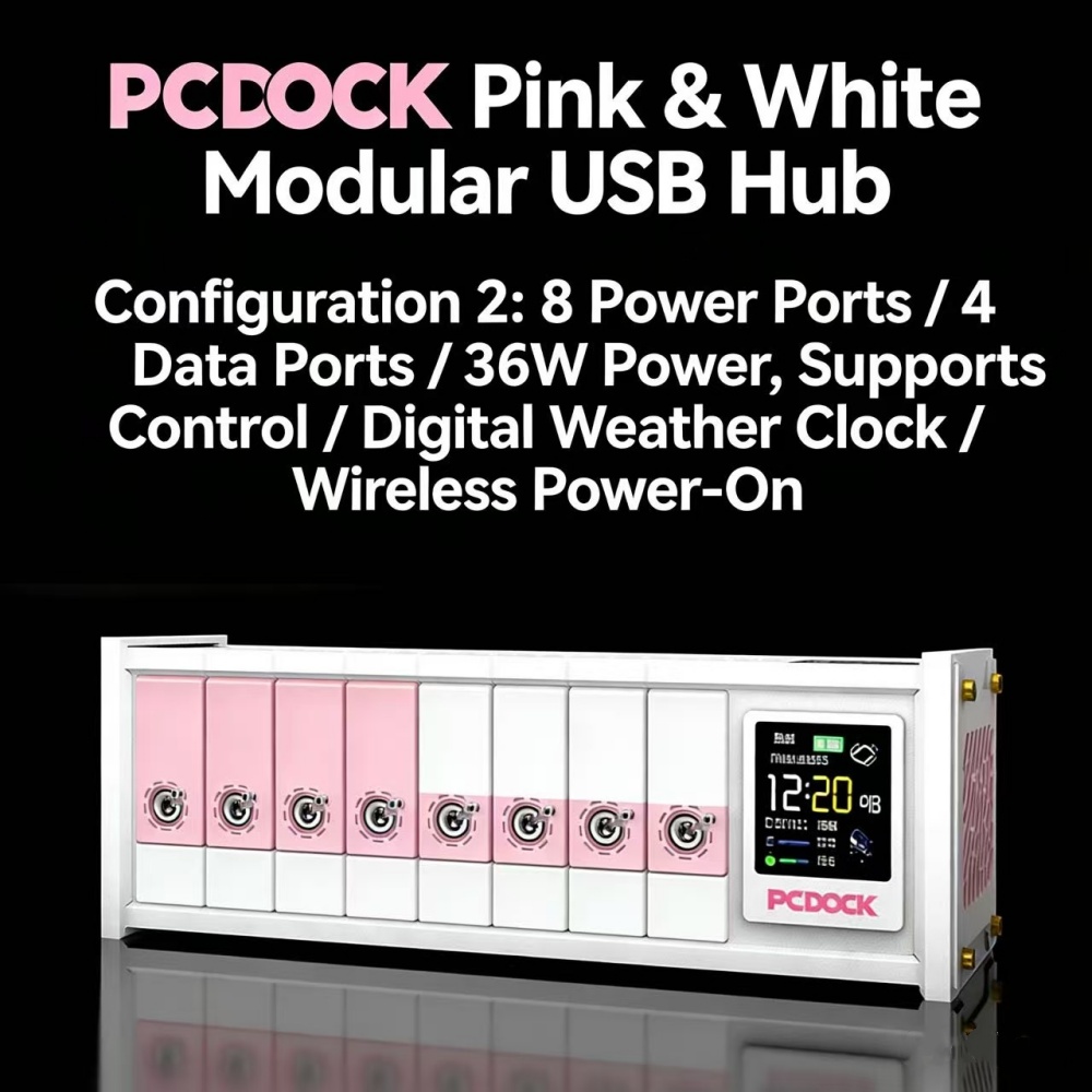PCDOCK Blok Stopkontak USB Des - Desk Setup Tech ulasan dan harga