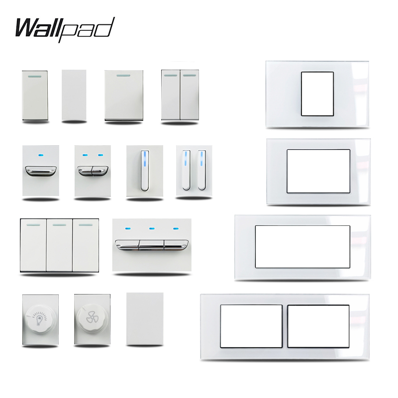 Panel Kaca Putih DIY Tipe US I - Power Strip Flat ulasan dan harga