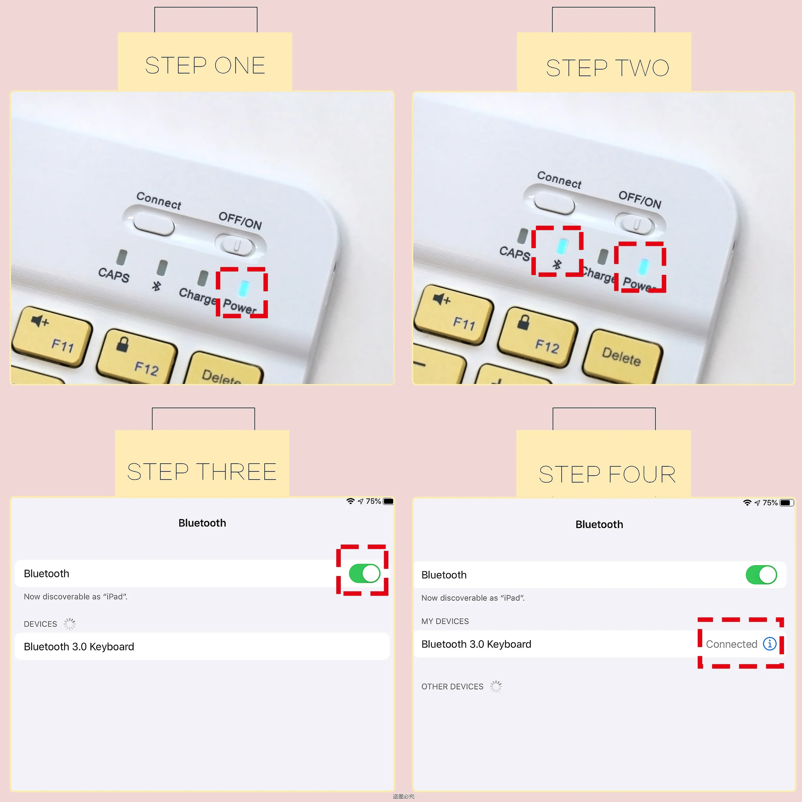 Warna-warni permen Bluetooth c - Desk Setup Ipad ulasan dan harga