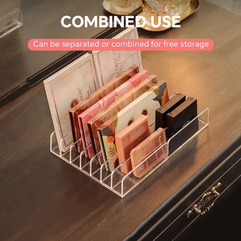 7 Grid Meja Akrilik Rak Kosmet - Desk Setup Shelf ulasan dan harga