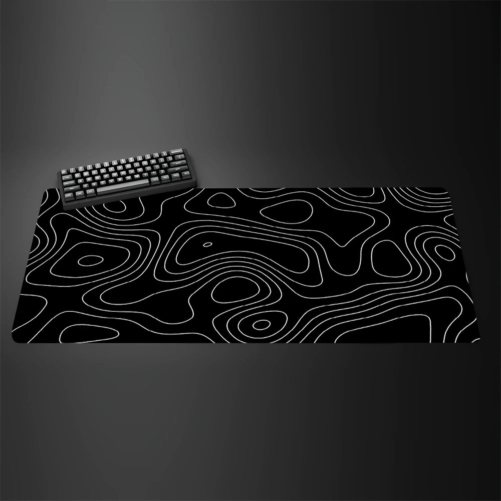 Alas Mouse Gaming Besar Peta T - Desk Setup Black And White ulasan dan harga