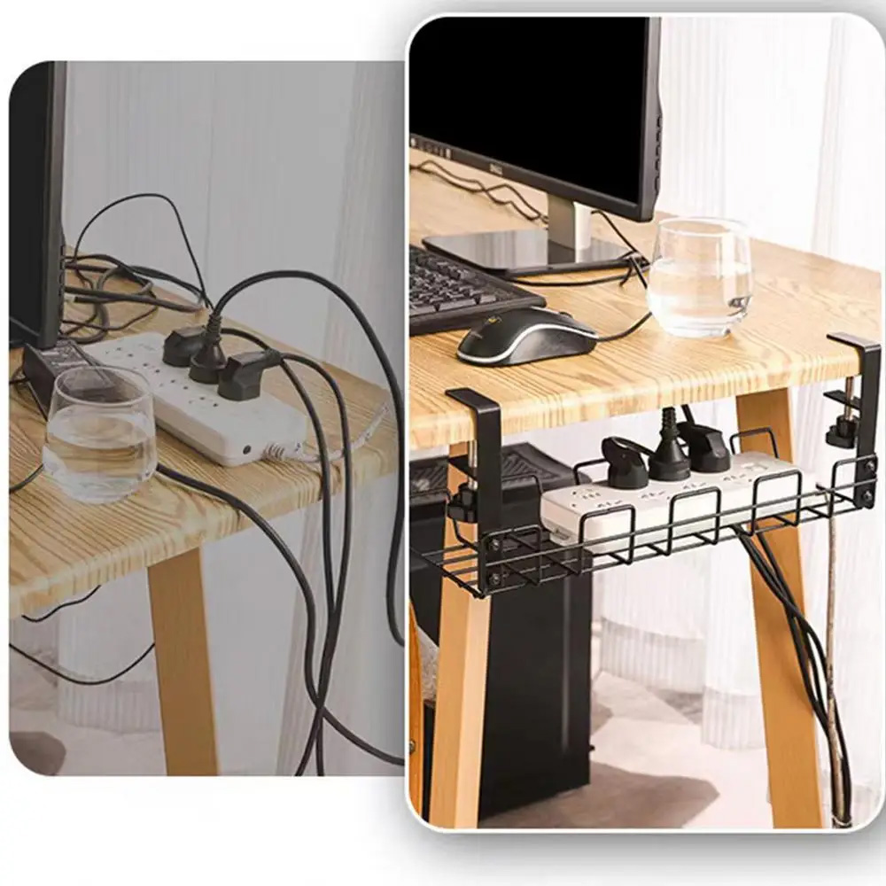 Kotak Pengelola kabel di bawah - Desk Setup Shelf ulasan dan harga
