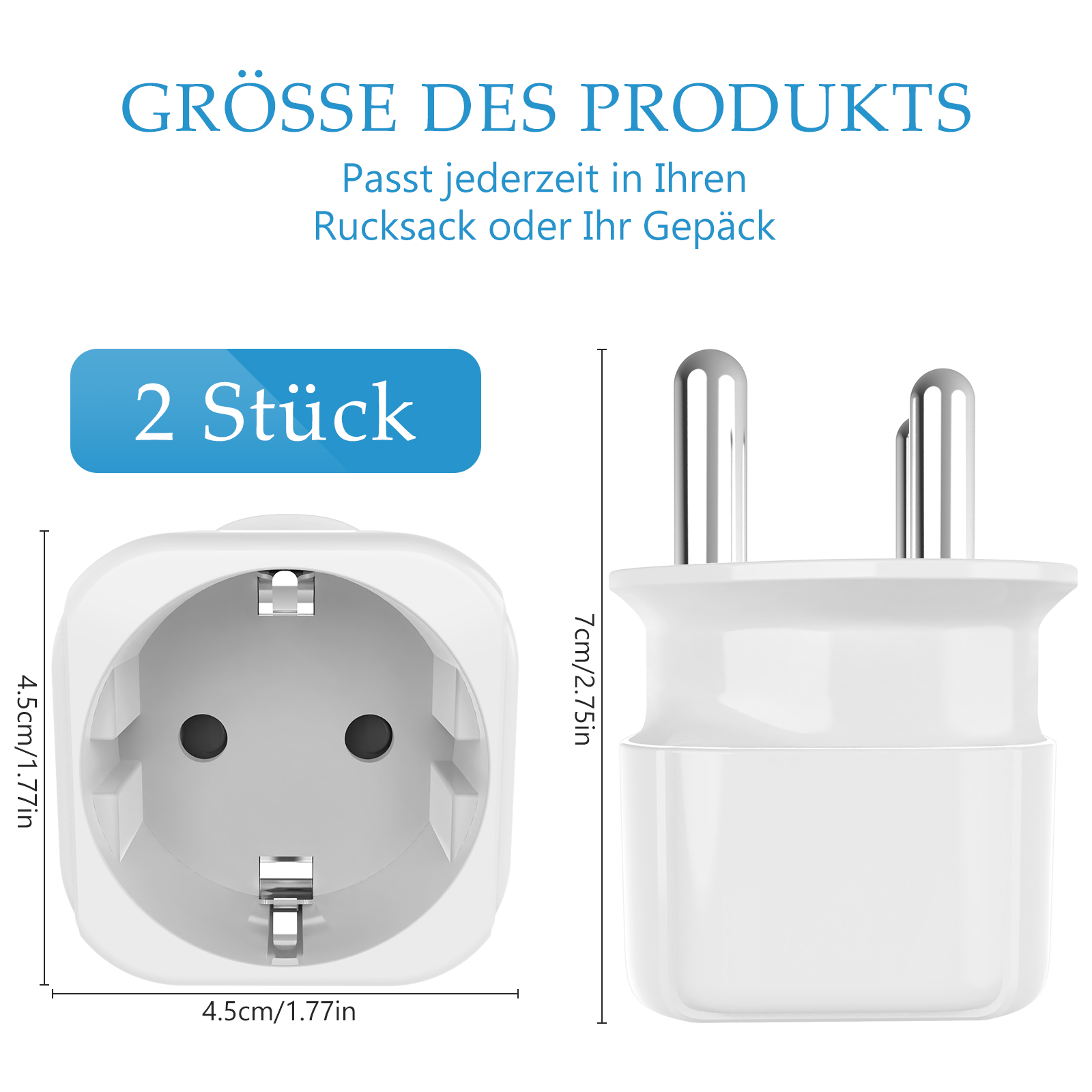 2 buah adaptor perjalanan Afri - Power Strip Flat ulasan dan harga