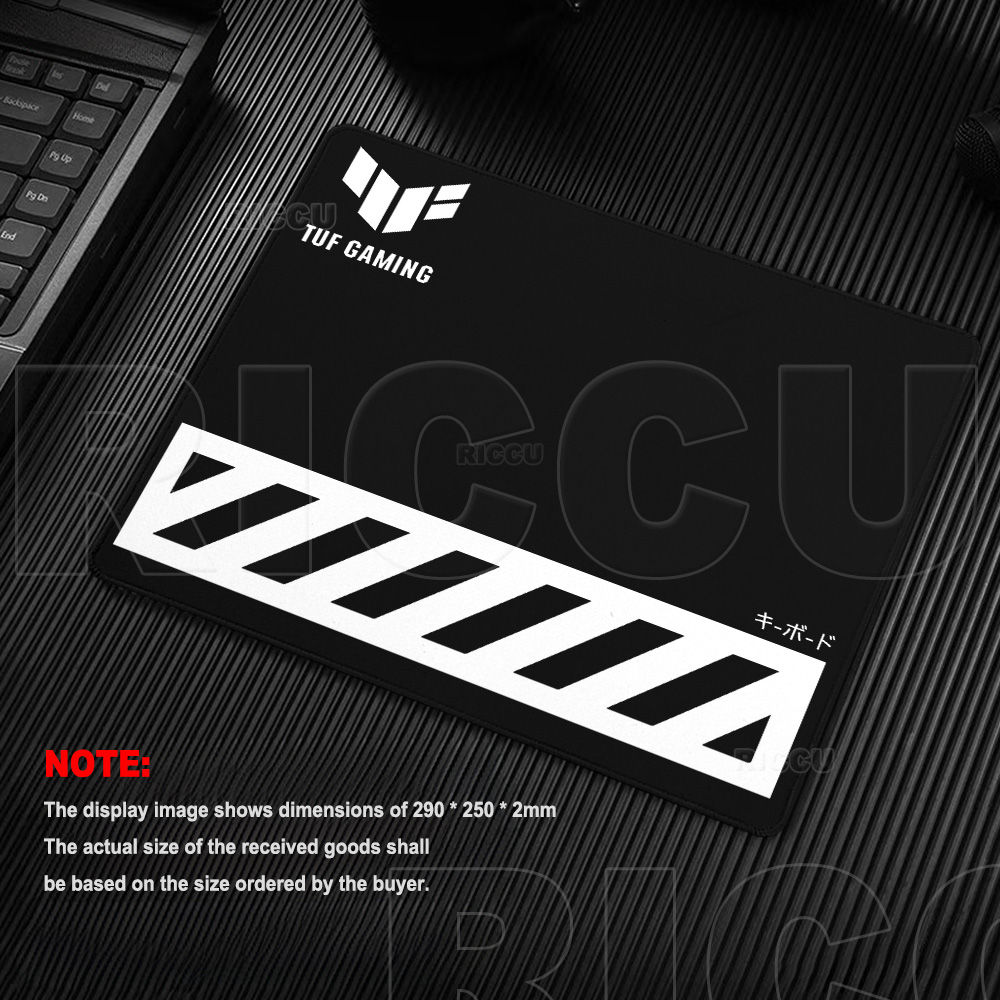 Alas Mouse Gaming TUF Hexagon  - Desk Setup Black And White ulasan dan harga