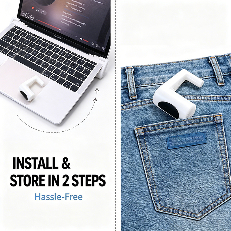 Dudukan Laptop Portabel Lipat, - Desk Setup Mac ulasan dan harga