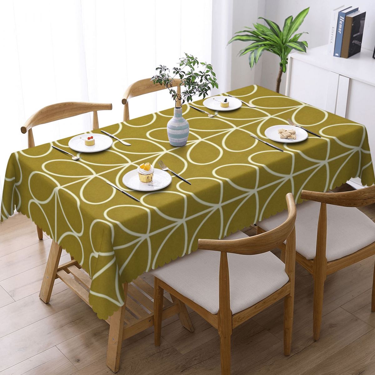 Orla Kiely taplak meja persegi - Desk Setup Wallpaper ulasan dan harga